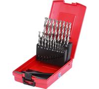 KS TOOLS HSS-G Jeu de forets hélicoïdaux cassette plastique 19 pces 1-10 mm - 330.2620