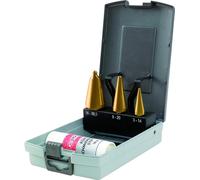 KS Tools KS Tools Coffret de forets aléseurs coniques HSS TiN, en box PVC, 4 pcs. Quantité:1