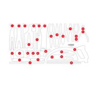 KS Tools Insert en mousse pour le 813.0030 KS Tools Quantité:1