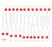 KS TOOLS Insert en mousse vide pour 811.0024 811.0024-97