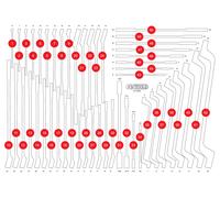 KS TOOLS Insert en mousse vide pour 811.0050 ( 811.0050-97 )