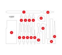 KS Tools Insert en mousse vide pour 811.1017 KS Tools Quantité:1