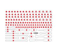 KS Tools Insert en mousse vide pour 811.1142 KS Tools Quantité:1