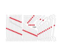 KS TOOLS Insert en mousse vide pour 813.0055 ( 813.0055-97 )