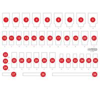 KS TOOLS Insert vide en mousse pour 811.0039 811.0039-97