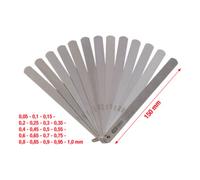 KS TOOLS Jauge de Jeu à Piston, 20 Feuilles, 0,05-1mm 300.0616