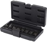 KS TOOLS Jeu d'embouts à chocs Torx 1/2", 8 pièces, T30-T80, court