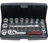 KS Tools Jeu de 23 douilles Jeu d'embouts Superlock Mini 1/4 pouce