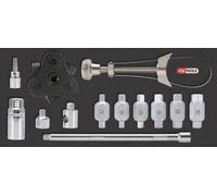 KS TOOLS Jeu de bouchons de vidange et de filtres à huile 13 pièces - 150.9300