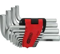 KS TOOLS Jeu de clés mâles coudées pour vis à six pans creux dans un support rabattable 14 pces 1,5-19 mm - 151.4590