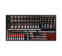 KS TOOLS Jeu de clés à douille 1/2" dans insert en mousse, 85 pcs