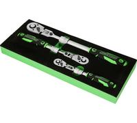 Jeu de cliquets télescopiques COMPETITION, 3pcs, 1/4"+3/8"+1/2" - KS Tools - 512.0103 COMPETITION
