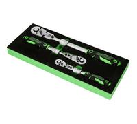 Jeu de cliquets télescopiques COMPETITION, 3pcs, 1/4"+3/8"+1/2" - KS Tools - 512.0103 COMPETITION
