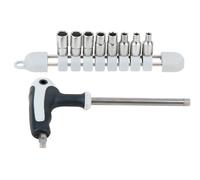 KS Tools Jeu de clés à douille 910.2450 – EDELSTAHL, 9 pièces