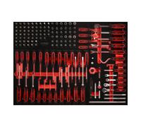 KS Tools Jeu de clés à douille et de tournevis 1/4" dans insert en mousse, 142 pcs KS Tools Quantité:1