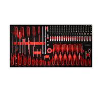 KS Tools Jeu de clés à douille et de tournevis 1/4" dans insert en mousse, 146 pcs KS Tools Quantité:1