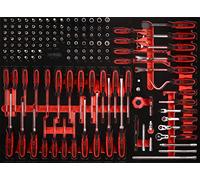 KS TOOLS jeu de clés à douille/tournevis 1/4'', 142 pièces 821.0142