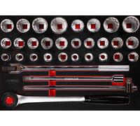 KS TOOLS Jeu de clés à douilles 3/4" en mousse 32 pces 811.0032