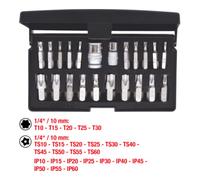 KS TOOLS Jeu de clés à douilles Torx PLUS 22 pcs - 911.3120