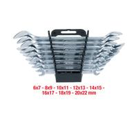 KS Tools 5170148 517.0148 Jeu de clés plates doubles Ouverture de clé (métrique) 6 - 22 mm