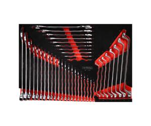 KS Tools Jeu de clés à molette dans insert en mousse, 40 pcs KS Tools Quantité:1