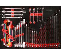KS Tools Jeu de clés à molette dans insert en mousse, 49 pcs KS Tools Quantité:1