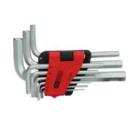 KS Tools Jeu de clés mâles coudées 151.3212 – support rabattable, 9 pièces 1,5–10 mm