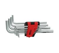 KS Tools Jeu de clés mâles coudées 151.5020, six pans creux, longues, 10 pièces pouces