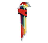 KS Tools Ensemble de tournevis coudés 151.4760 – Jeu Torx mâles extra longs 9 pièces
