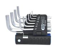 KS Tools Jeu de clés mâles 6 pans 3 en 1,10 pcs. courtes, pouce Quantité:1