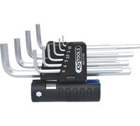KS TOOLS Jeu de clés mâles 6 pans 3 en 1,10 pcs longue ( 920.2100 )