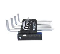 KS Tools Jeu de clés mâles 6 pans 3 en 1,10 pcs. longues, pouce Quantité:1