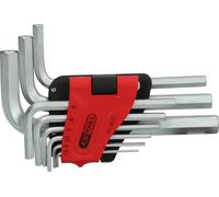 KS TOOLS Jeu de clés mâles coudées à 6 pans intérieurs, support rabattable,