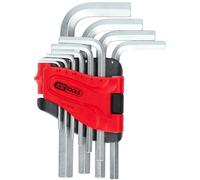 KS TOOLS Jeu de clés mâles coudées à 6 pans intérieurs, support rabattable,