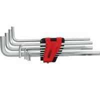 KS TOOLS Jeu de clés mâles coudées à six pans creux, extra-longues, 10 pces 151.4980