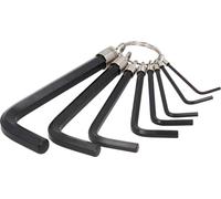 KS TOOLS Jeu de clés mâles coudées à six pans creux sur anneau 8 pcs. 2-10 mm - 151.3250