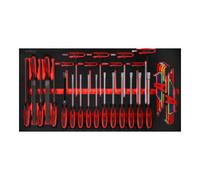 KS Tools Jeu de clés mâles coudées et de limes SCS, 42 pcs, module 1.1/3 KS Tools Quantité:1