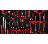KS TOOLS Jeu de clés mâles coudées et de pinces à poignée en T, 24 pièces,