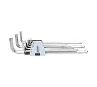 KS Tools Jeu de clés mâles coudées pour vis 6 pans, EDELSTAHL XL, 9 pcs. Quantité:1