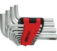 KS TOOLS Jeu de clés mâles coudées pour vis à six pans creux dans un support rabattable 14 pces 1/16"-3/4" - 151.4600