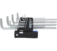 KS TOOLS jeu de clés mâles coudées Torx 3 en 1, 10 pces XL 920.2540