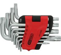 KS TOOLS Jeu de clés mâles coudées Torx, courtes, 10 pces 151.4900