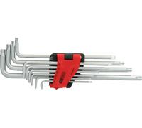 KS TOOLS Jeu de clés mâles coudées Torx, extra longues, 10 pcs