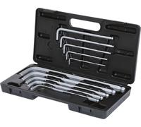 KS TOOLS Jeu de clés mâles,tête sphérique10pcslong
