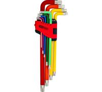 Juego de llaves acodadas de dentado múltiple (XZN®), XL, 9 pzs