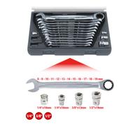 KS Tools Jeu de clés mixtes à cliquet KS Tools GEARplus, 16 pcs. Quantité:1