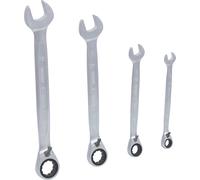 KS TOOLS Jeu de clés mixtes à cliquet réversible GEARplus, 4 pcs