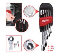 KS Tools Jeu de clés mixtes cliquet KS Tools GEARplus 5 pcs. 8-19mm Quantité:1