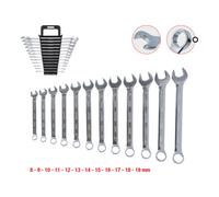KS Tools Jeu de clés mixtes coudées, 12 pcs. 8-19mm Quantité:1