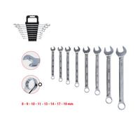 KS Tools Jeu de clés mixtes coudées, 8 pcs. 8-19mm Quantité:1